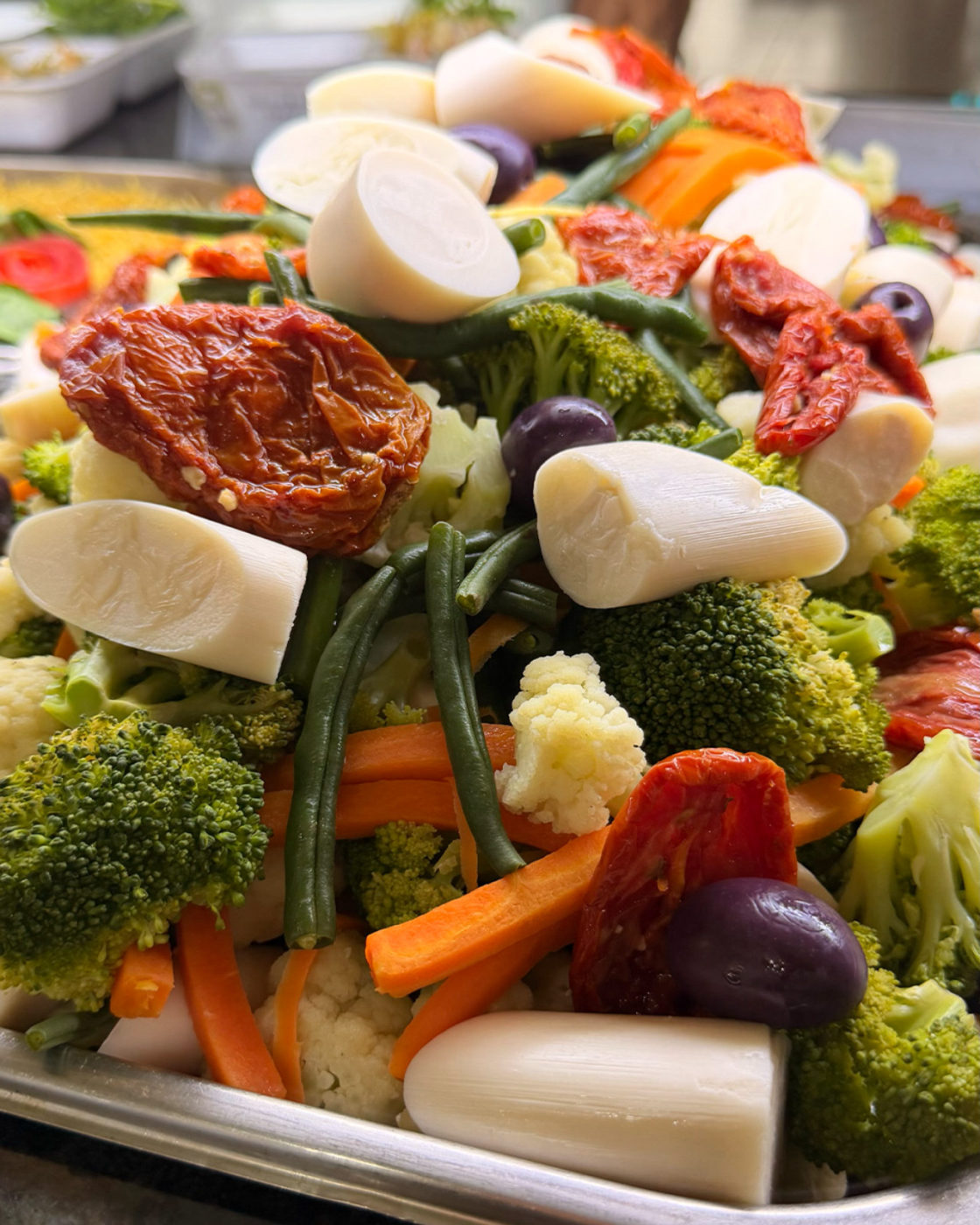 Saladas e sobremesas